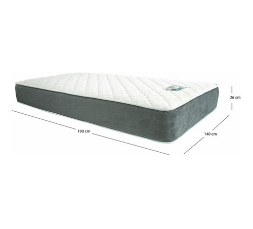 Combo Dormiluna: Colchón Resortado Doble Eclipse 140x190 Cm