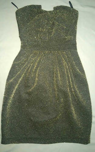 Vestido De Fiesta Lurex Talle Xs