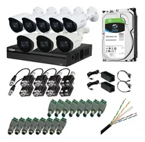 Comprar Kit Dvr 8ch 8mp + 5 Cam 5mp + 3 Cam 8mp + 150m Utp + Accesor