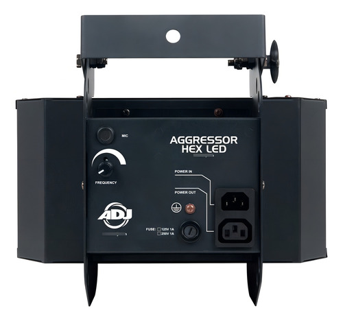 Lâmpada LED hexagonal Rgbcaw Adj Aggressor 6 em 1