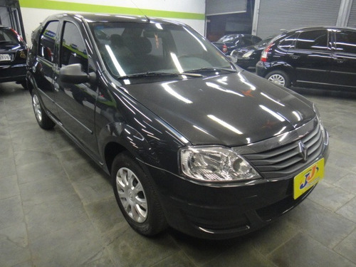 Renault Logan Expression 1.0 16v Hi-flex Completo 2011 Preto