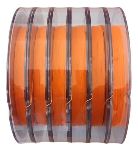 Multifilamento Caster Castforce 4x 0.14mm 9,1kg 20lbs 100m Color Naranja