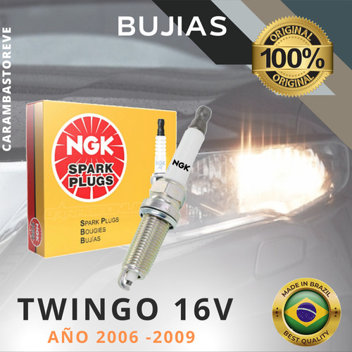 Bujias Originales Ngk Brasil Twingo 16 Válvulas