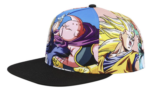 Dragon Ball Z Majin Buu & Goku - Gorra De Béisbol Con Pane.