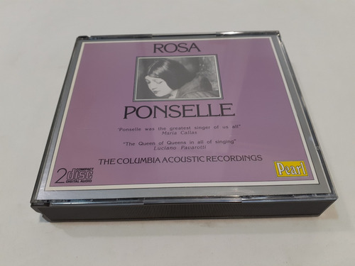 The Columbia Acoustic Recordings, Rosa Ponselle 2cd 1992 Ec 
