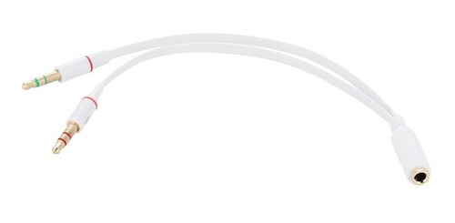 Imagem 2 de 6 de Cabo Adaptador P3 (p2 Combo) P/ Fone E Microfone Headset