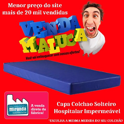 Capa Colchao Solteiro Impermeável Hospitalar Promocao Barata