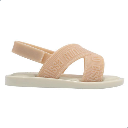 Mini Melissa M Lover Sandal Baby Bege / Rosa 35850 Original