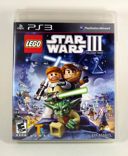 Lego Star Wars 3 The Clone Wars Ps3 Mídia Física