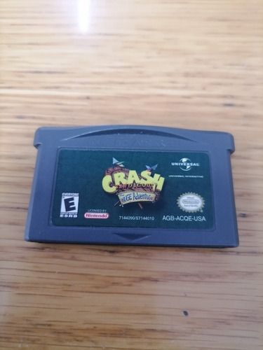 Crash Huge Adventure Nintendo Gba, Gameboy Advance Usado Gba