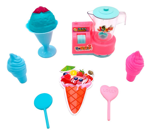 Set De Postres Y Heladería De Juguete