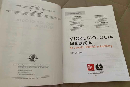 Livro Microbiologia Jawetz,melnick E Adelberg 26 Edç Usado