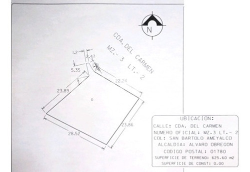 Imagen 9 de 10 de Terreno Venta San Bartolo Ameyalco, Desierto De Los Leones - (2)