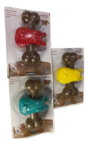 Juguete Para Perro En Forma De Hueso Azul Petróleo