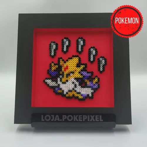 Quadro Decorativo - Pokémon / Mega Alakazam / Pixel Art