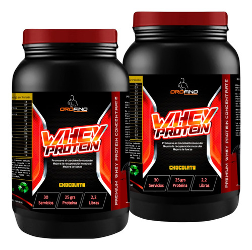 Pack 2 Kg. Whey Protein Orofino Suplemento Deportivo 