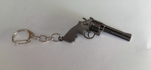 Regalo Dia Del Padre Papa Llavero Revolver Pistola Metalico