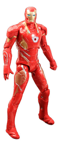 Juguete Figura Acción Iron Man Tony Stark Rojo Laser