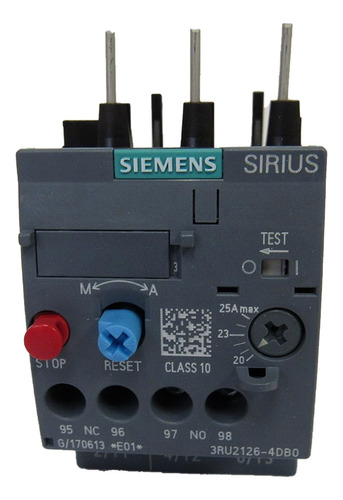 3ru2126-4db0 Siemens Rel. Bimetalico S0 20 A 25 Amps