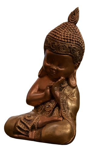Buda Protección Dorado Decorativo Adorno Campoamor Deco