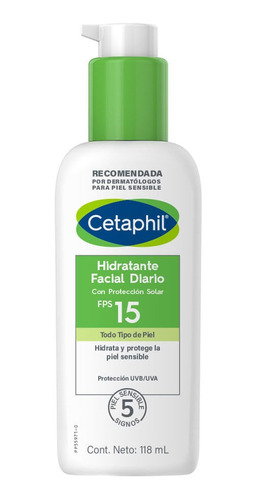 Crema Facial Cetaphil Hidratante Diario Fps 15 X 118 Ml