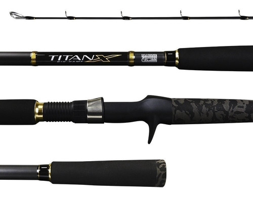 Vara Marine Sports Titan X Big Game 2,44m 20-40lb 2 Partes