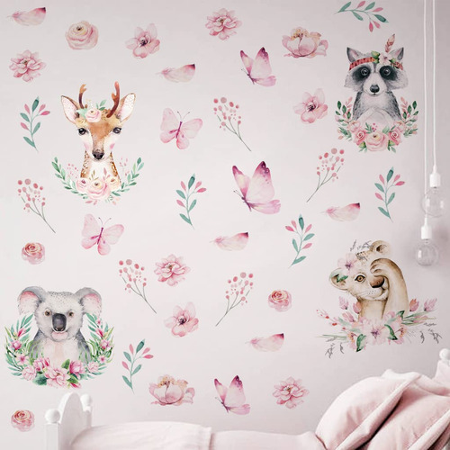 Arquiel Woodland - Calcomanias De Pared De Animales Con Dise