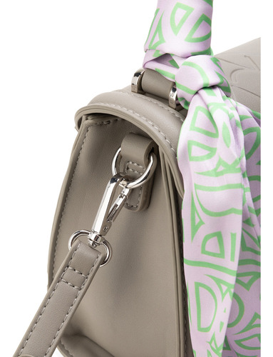 Bolsa Briefcase Cloe Anahila Chico Color Gris
