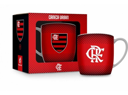 Caneca Café Porcelana Xícara Personalizada Time Flamengo 