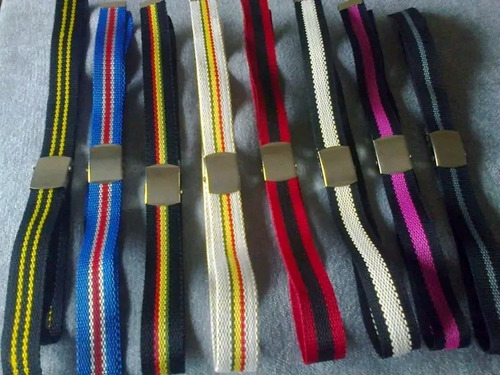 Imagen 2 de 9 de Cintos Cinturones Militares Marineros 3 X $ 240