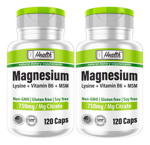 Magnesio + Lisina + Vitamina B6 - Unidad a $466