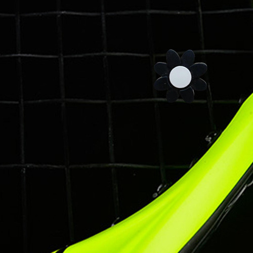 2 Amortiguadores Silicona Con Forma Flor For Raquetas Tenis