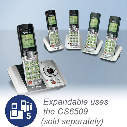 Telefones Vtech Cs6529-2 Dect 6.0, Com Secretária Eletrônica