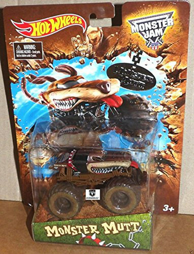 2014 Hot Wheels Monster Jam Monster Mutt Brown Ruedas Correo