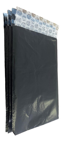 Envelope Plástico C/ Bolha 12x18 500 Uni Reciclado Cinza