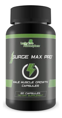 Surge Max Pro - Fórmula De Crecimiento Muscular - Mejora La
