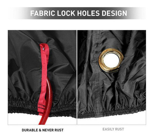 Funda Impermeable Para Bicicleta Con Borde Forrado
