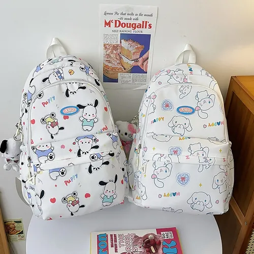 Mochila Informal Con Estampado De Dibujos Animados