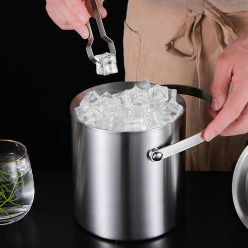 Contenedor De Recipiente De Bebida De Hielo De Acero 3l