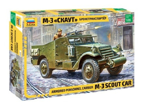 M-3 Armored Scout Car By Zvezda # 3519  1/35