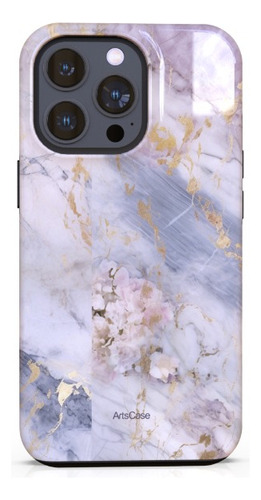 Artscase - Estuche Protector iPhone 15 Pro Max Beautiful Sea Color Lavanda iPhone 14 Plus