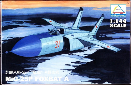 Avión Caza Sovietico Mig-25 Foxbat A Escala 1:144