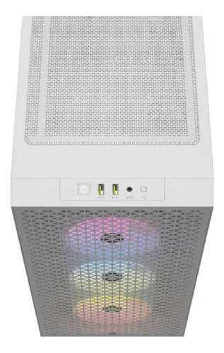 Gabinete Corsair 3000d Rgb Airflow Vidrio Blanco
