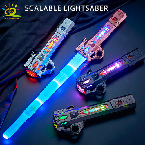 Sable Láser Retráctil Rgb Con Batería De Litio Incorporada