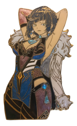 Broche Pin Prendedor Genshin Impact Yelan Anime Gigante