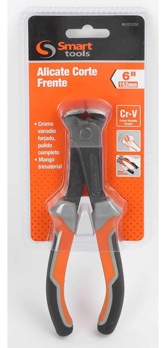 Alicate Corte Frontal De 6 Pulgadas Smart Tools (6101030) Color Naranja Claro