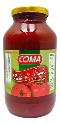 Aderezo Pasta De Tomate Coma 1kg 0180 Ml.