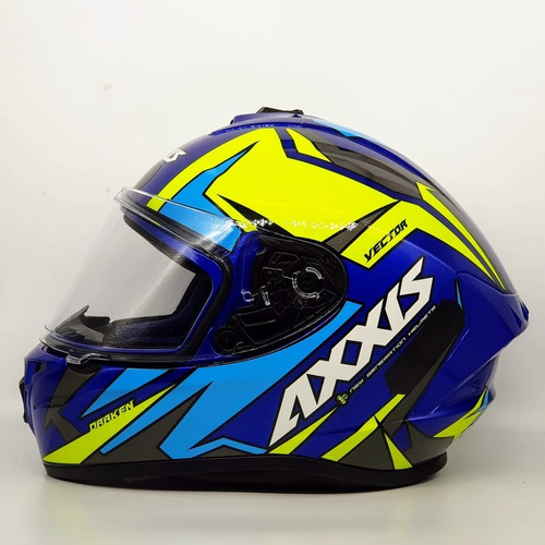 Imagem 8 de 10 de Capacete Axxis Draken Vector + Viseira Fume Lançamento
