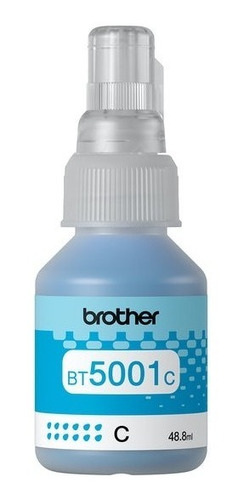Tinta Botella Brother Bt5001c Cyan 48.8ml