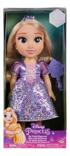 Boneca Rapunzel Disney Princesas Articulada Multikids 38cm Altura